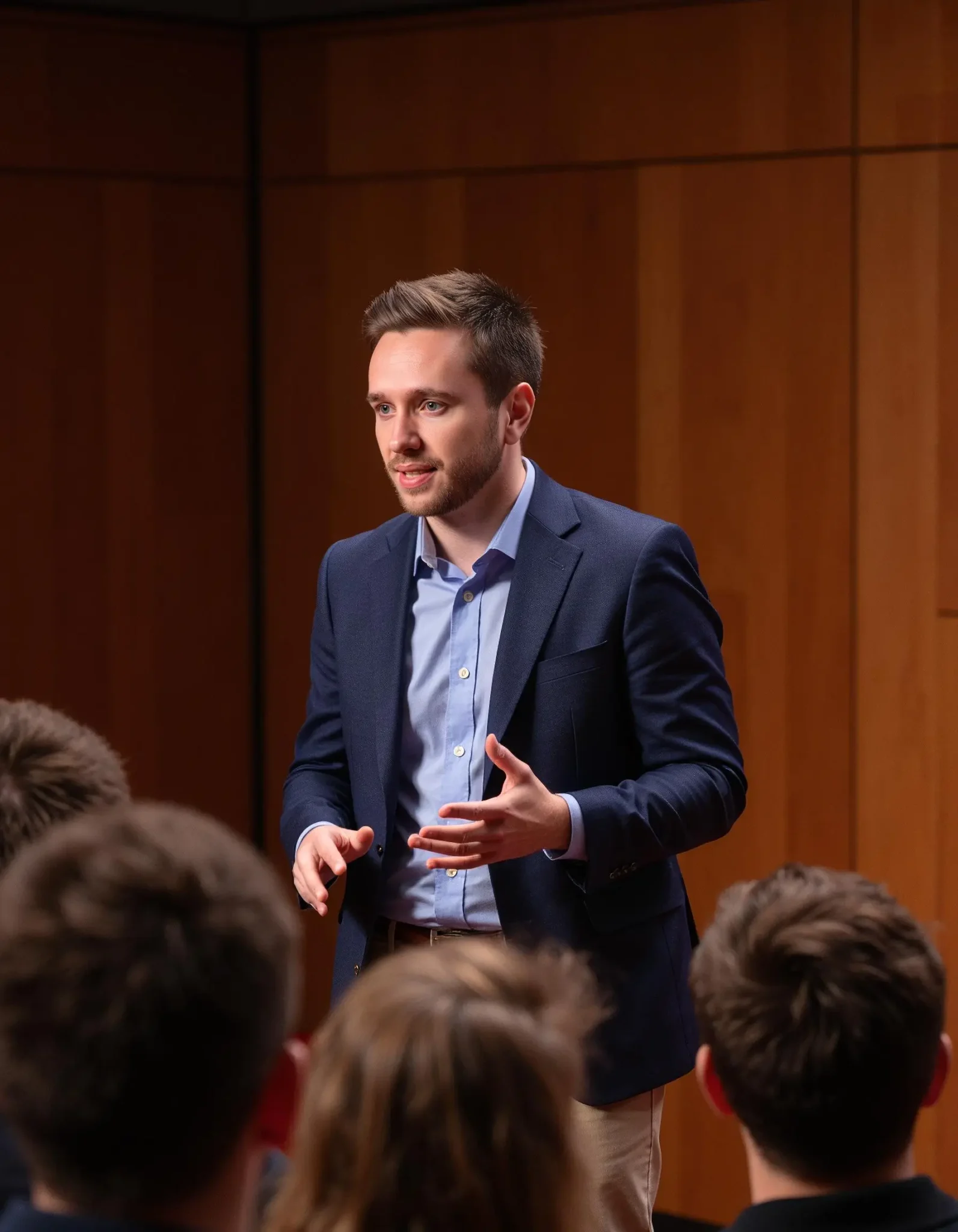 Matthieu Louvet, fondateur S'investir, en conférence